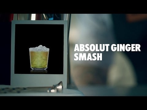 ABSOLUT GINGER SMASH DRINK RECIPE - HOW TO MIX