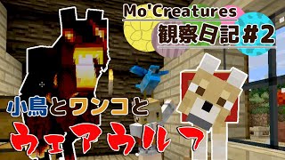 【Minecraft】Mo'Creatures観察日記 動物と仲良し生活 #2【ゆっくり実況】