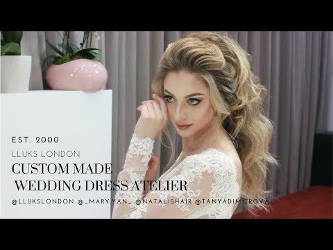 Backstage at LLuks London Bridal Atelier - Custom Made Wedding Dress Collab