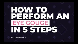 HOW TO | How to PERFORM AN EYE GOUGE for Stage Combat | #STAGECOMBAT #FIGHTCHOREOGRAPHY #HOWTO