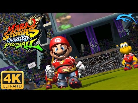Mario Strikers Charged Football - Gameplay Wii 4K 2160p (Dolphin 5.0)