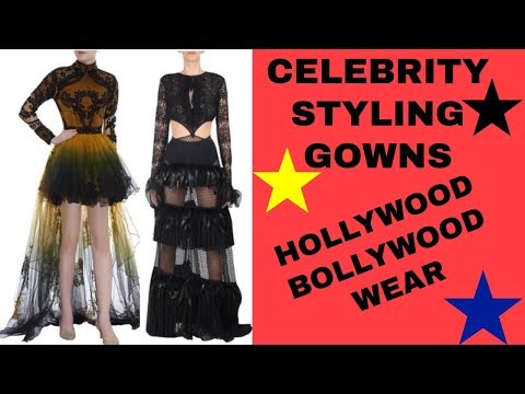 Celebrity Styleing Gown Dress Design/भारतीय गाउन डिजाइन महिलाओं के लिए