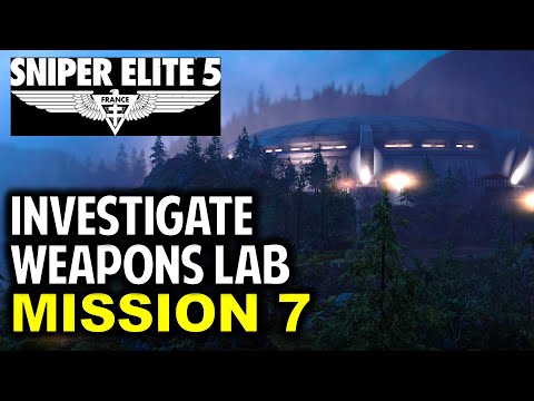 Raid & Investigate Weapons Lab | Mission 7 Secret Weapons: Optional Objective | Sniper Elite 5