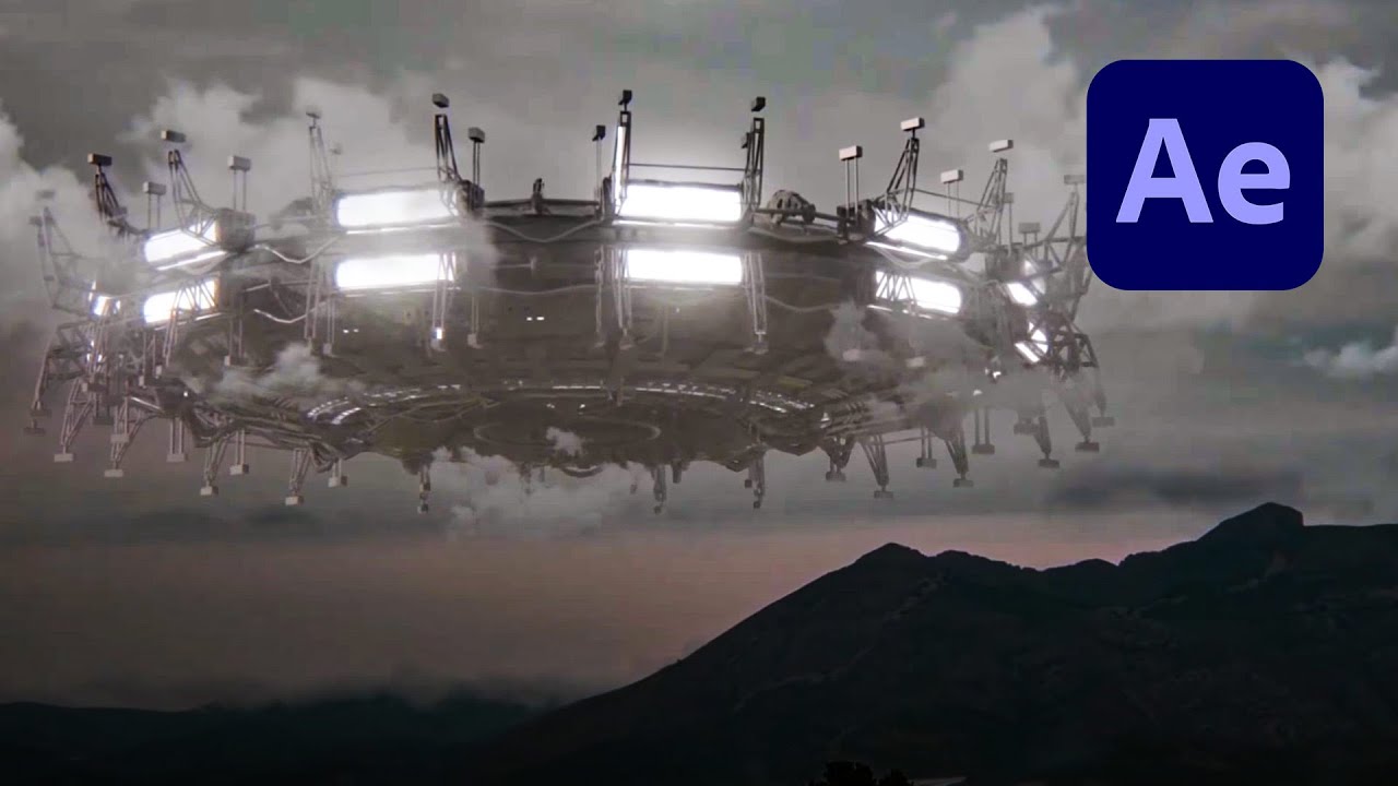 How to ADD a UFO to your Footage in After Effects