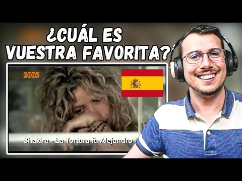 Reacción a Las 100 Canciones Más Escuchadas en España en Español (2000-2015)