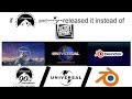 Paramount 90th Anniversary Universal Pictures Blender Animation Logo 2002 For MB 235