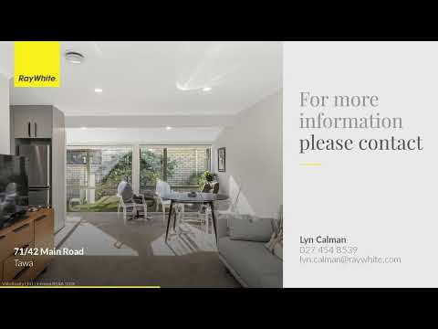 71/42 Main Road, Tawa, Wellington, 2房, 1浴, Unit