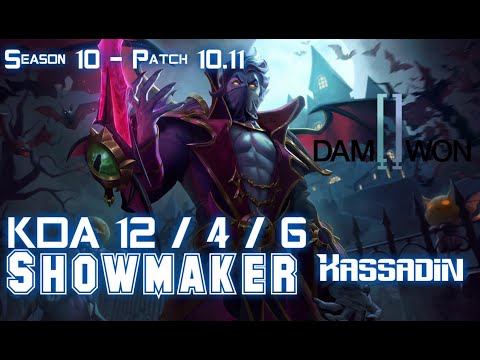 DWG Showmaker  KASSADIN vs AHRI Mid - Patch 10.11 KR Ranked