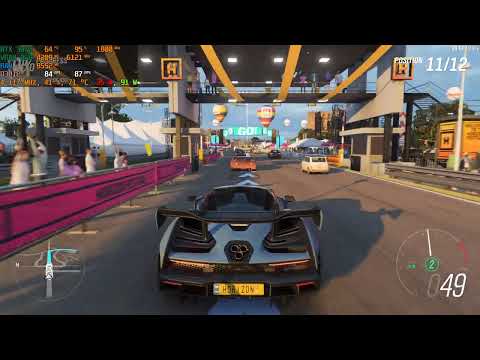 ASUS TUF A15 RTX 3070 Forza Horizon 4 Benchmark avg fps 97