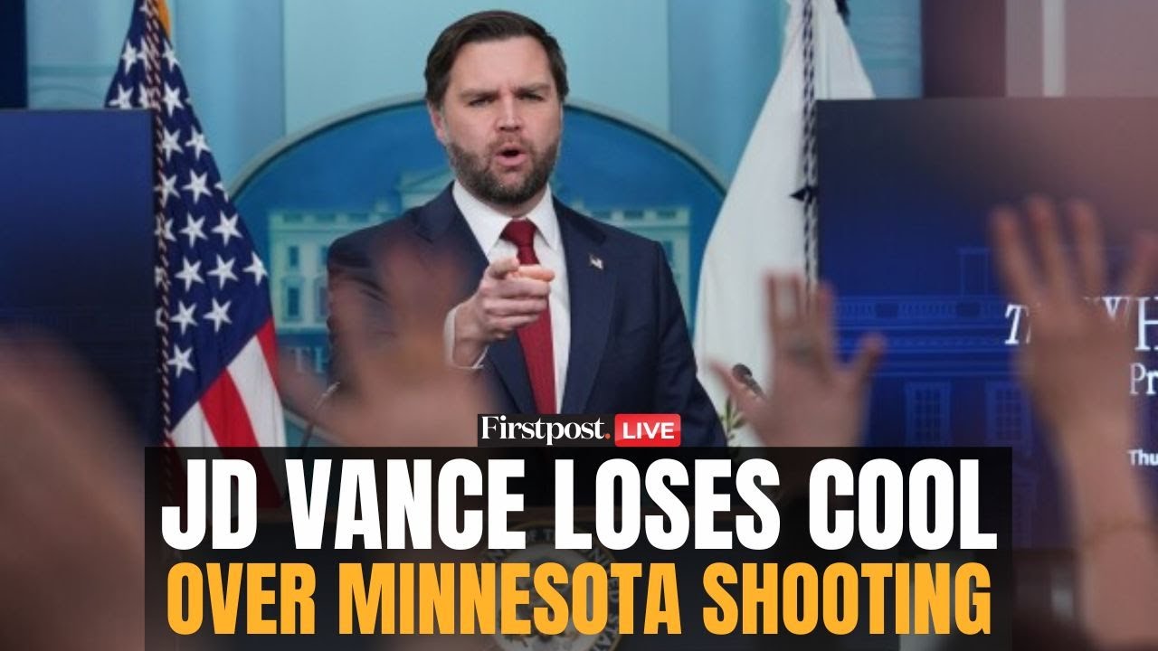 LIVE: JD Vance Loses Cool, Lashes Out At Reporters Over Minneapolis ICE Shooting | “Be Ashamed”