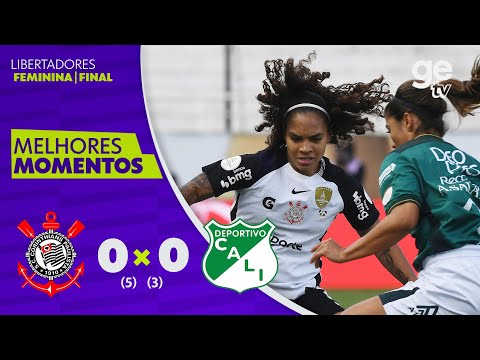 Gols e lances de Corinthians x Deportivo Cali