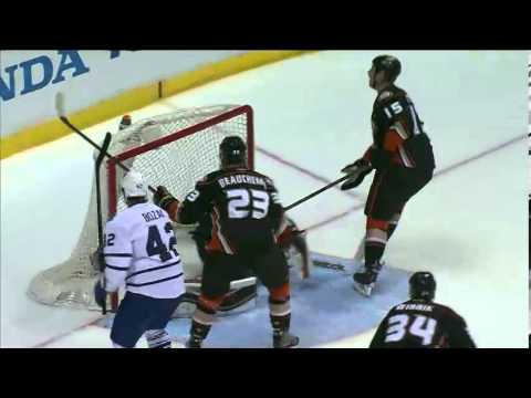 Bozak 1-0 Goal - Maple Leafs @ Ducks (Mar 10, 2014)