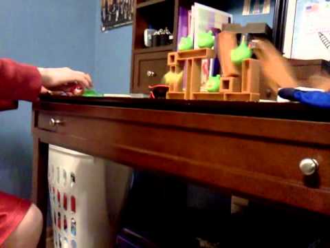 Hardest custom Angry Bird level ever