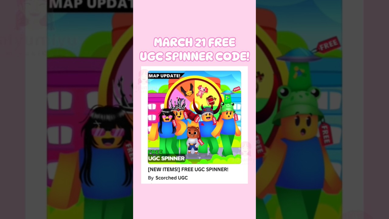 MAY 21 FREE UGC Spinner Code!🍀 Perm Luck! #robloxcodes #roblox #shorts #robloxfyp #fyp #robloxugc