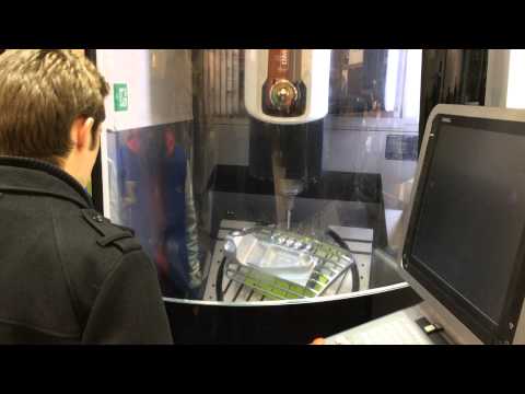 DMU 75 Mono Block Milling Head Change