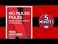 Netflix’s secret revealed! No Rules Rules by Reed Hastings and Erin Meyer | 5 minutes Book Summary