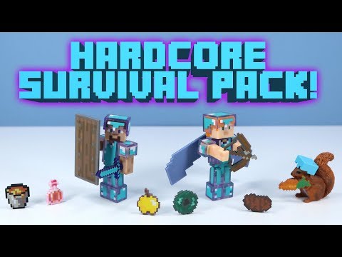 SquirrelStampede - Minecraft Hardcore Survival Pack Series 4 Jazwares Toys