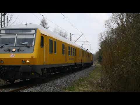 Br 218 mit Messzug auf der Trossinger Eisenbahn