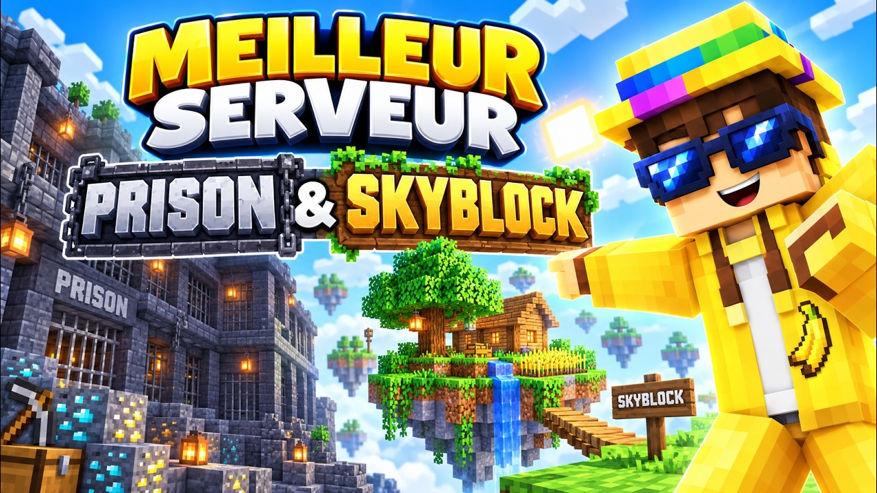 Aperçu vidéo de SKYOFSKILL - NOUVEAU | SkyBlock x Prison (Mélange) | 1.21.11