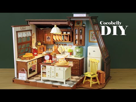 Rolife Baking Kitchen | DIY Miniature Dollhouse Crafts | Homelist LH1 SuperLight Floor Lamp