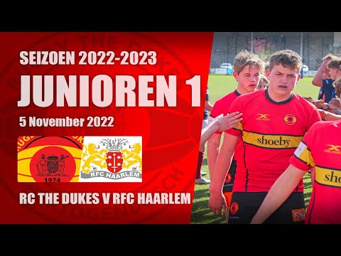 RC The Dukes Junioren 1 V RFC Haarlem - 5 Nov 2022 | Rugby U16