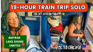 Amtrak lake shore limited nyc to chicago 🚂 🇺🇸 | 30th birthday solo train trip reflections and fears