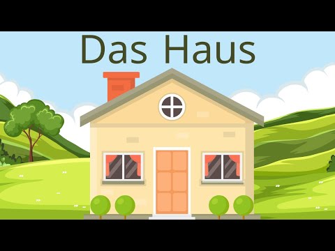 Das Haus auf deutsch (Wortschatz) /Die Wohnung /The House in German/ The house in German