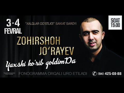 Zohirshoh Jo'rayev - Yaxshi ko'rib qoldimda nomli konsert dasturi 2019 #UydaQoling