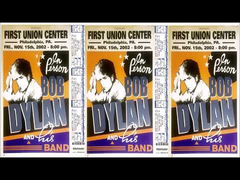 Bob Dylan 2002 US Autumn Tour - First Union Center Philadelphia, PA USA 15 November 2002