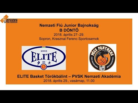 2018.04.29. U18 ELITE Basket Törökbálint – PVSK Nemzeti Akadémia