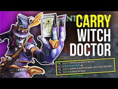 WTF! Mid Witch Doctor - Witch Doctor Midlane by BabyKnight vs Trash Talker | Dota 2