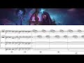 Dark Cosmic Jhin (League of Legends) - String quartet score