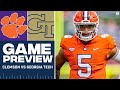 No. 4 Clemson vs Georgia Tech FULL GAME PREVIEW [PICK TO WIN] I CBS Sports HQ