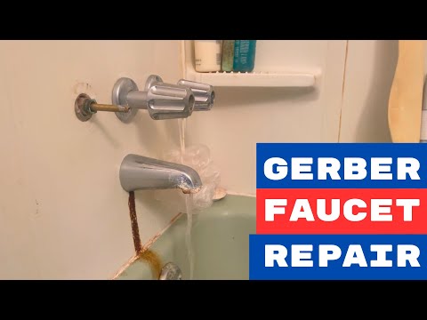 GERBER THREE HANDLE TUB | SHOWER REPAIR