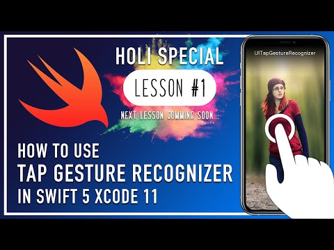 Lesson #1 | How To Use Tap Gesture Recognizer In Swift 5