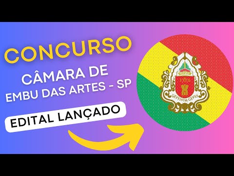CONCURSO EMBU DAS ARTES SP | Câmara de Embu das Artes | Edital e Apostila | Concurso Público