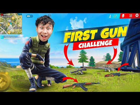 Only First Gun Challenge In Solo Vs Squad 😱 Tonde Gamer - Free Fire Max