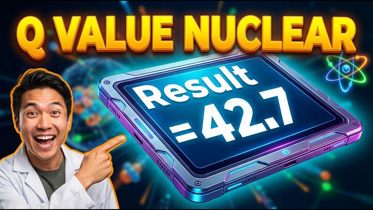 Q Value Nuclear Interactive Calculator