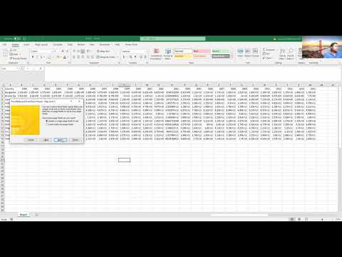 Converting wide-format dataset into the long-format dataset in Excel - by Atiq