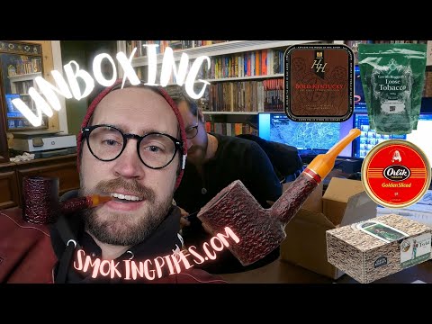 Unboxing SmokingPipes.com Haul! 4 Tobaccos + Savinelli 2024 Saint Nicholas Pipe