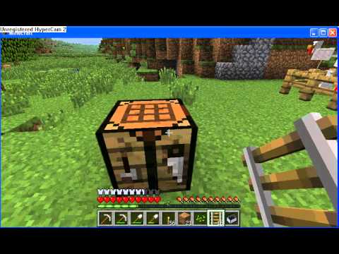 comment construire un wagon dans minecraft