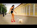 Walking The Puppy Wearing Most Amazing Red Giaro High Heels Pumps Prettygirl