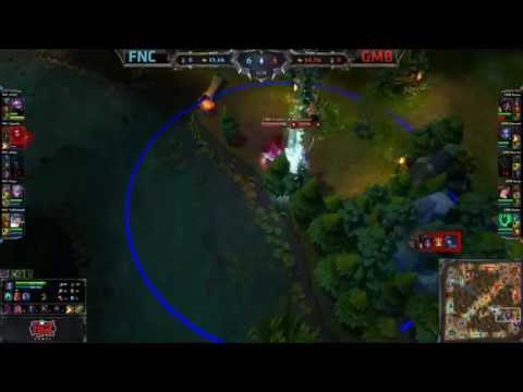 EU LCS: Summer W6: Fnatic vs Gambit: FNC Cyanide fail flash!