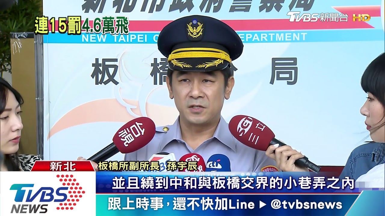 只因沒繫安全帶!男飛車躲警 換15張罰單