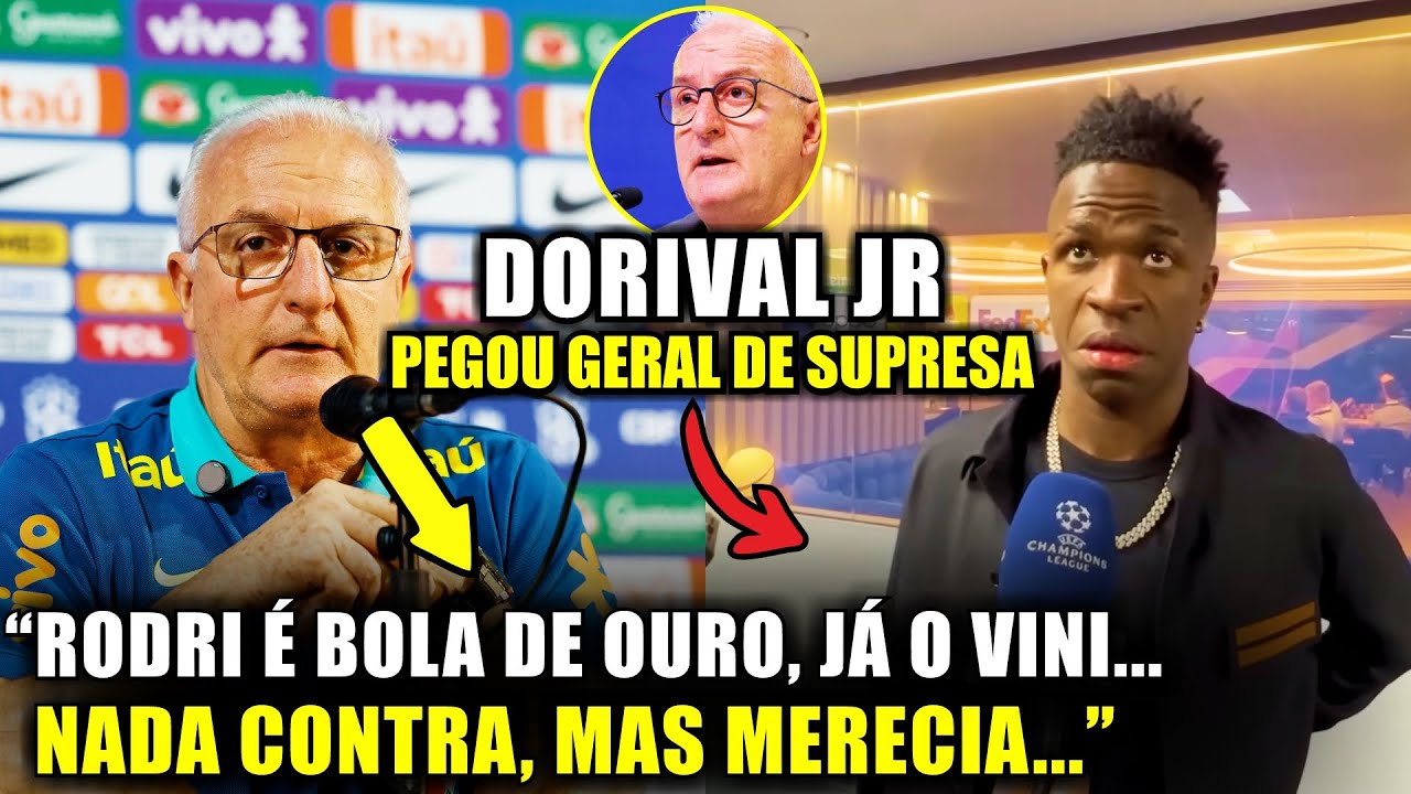 🚨 EITA! Olha o que o DORIVAL JÚNIOR FALOU DO VINI JR E DO ENDRICK “INJUSTIÇA SERIA SE...”