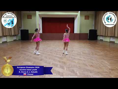 duo/trio baton youth - European Champion 2022 - Dorna, Sobalik