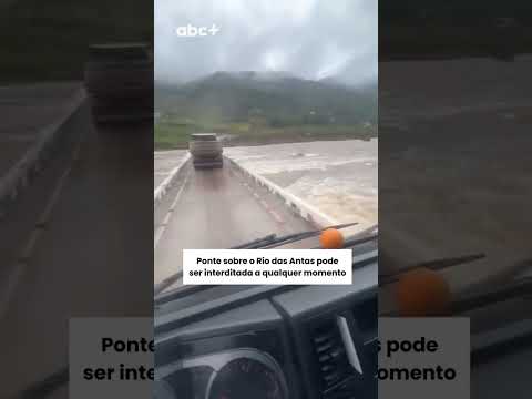 Ponte sobre o Rio das Antas pode ser interditada a qualquer momento