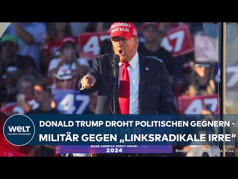Video Thumbnail: IRRE AUSSAGE: Trump will Militär gegen US-Gegner einsetzen - Gefährlicher als Russland oder China