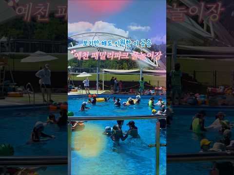 올 여름, 예천 패밀리파크 물놀이장으로 뛰어!!! #shorts