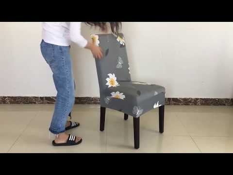 DIY Chair Covers NO SEW (Universal Fit) | How To Chair Reupholstery | DIY - Dining, Office, Banquet